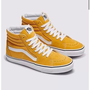 VANS High Top Sk8-Hi Shos ( Golden Glow )